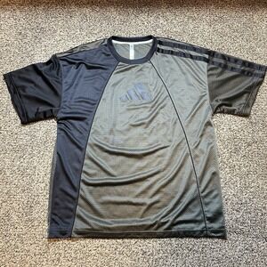Adidas Mens XL Creator 365 Basketball Shirt Utility Grey Short Sleeve